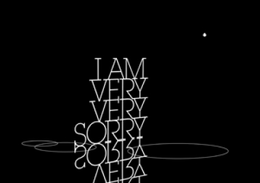 Rafael Rozendaal - I Am Very Very Sorry