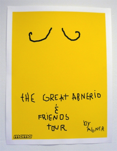 Poster 'The Great Abnerio & Friends Tour' â‚¬ 20,- excl. verzendkosten