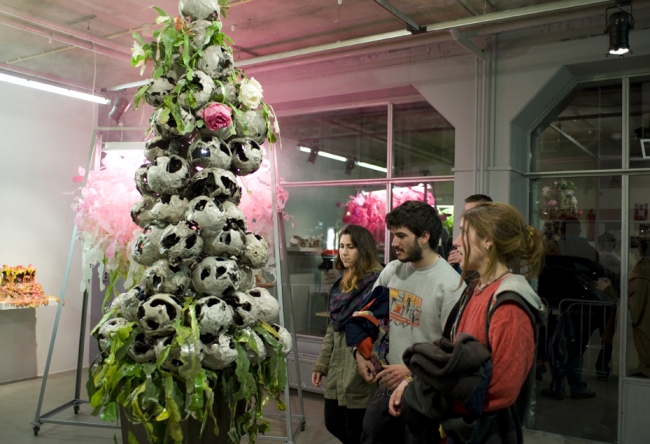 Opening of 'Highbrow, Lowbrow, Nobrow - MOUSSE!' at Showroom Mama, Rotterdam. 6.04.2012 Alina Parigger www.alinaparigger.com