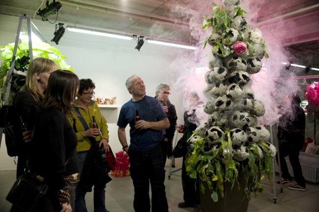 Opening of 'Highbrow, Lowbrow, Nobrow - MOUSSE!' at Showroom Mama, Rotterdam. 6.04.2012 Alina Parigger www.alinaparigger.com