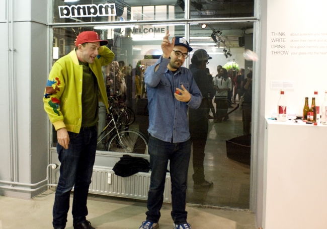 Opening of 'Highbrow, Lowbrow, Nobrow - MOUSSE' at Showroom Mama, Rotterdam. 6.04.2012 Alina Parigger www.alinaparigger.com