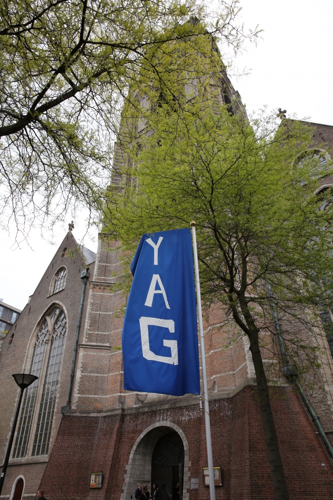 You Are Great vlag voor de Laurenskerk <br />Foto: Raffaela Huizinga