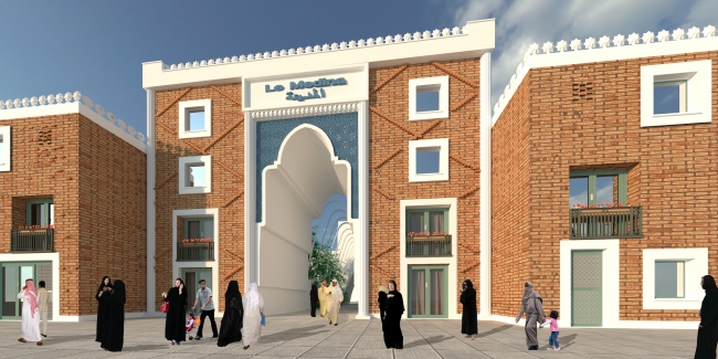 Le Medina, photorealistic 3D render HD print, Max Colson (2016).